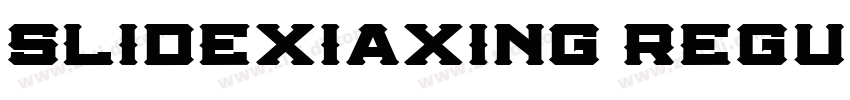 Slidexiaxing Regula字体转换